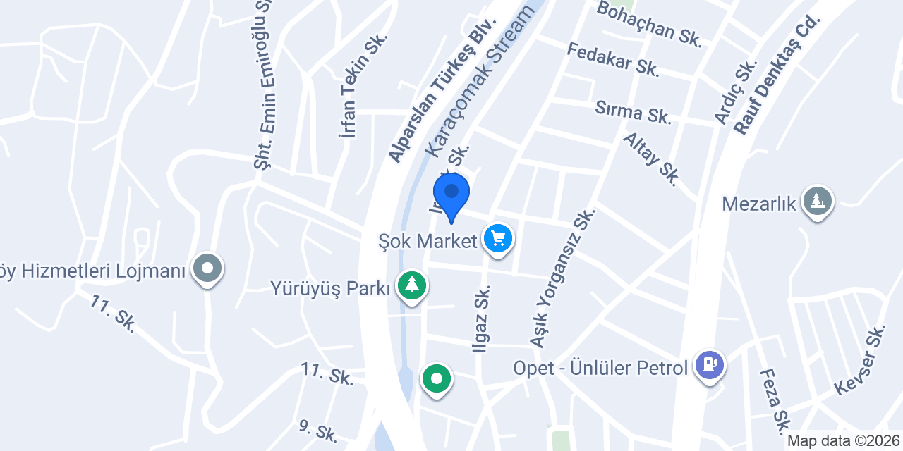 Buğ-se kuş krakerleri konumu