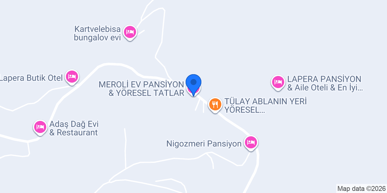 MEROLİ EV PANSİYON & YÖRESEL TATLAR konumu