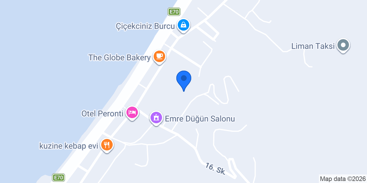 Hopa Efdal Rezidans konumu