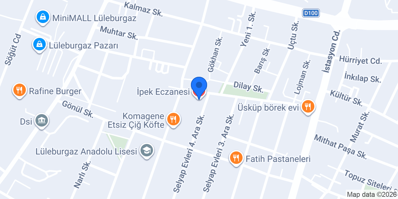 İpek Eczanesi konumu