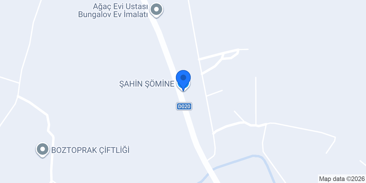ŞAHİN ŞÖMİNE konumu