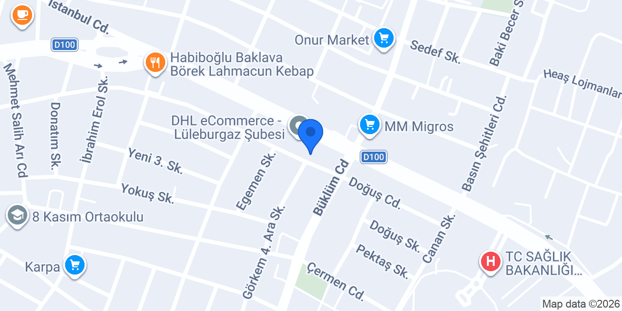 Diyetisyen Çisem Nur Ertopçu konumu