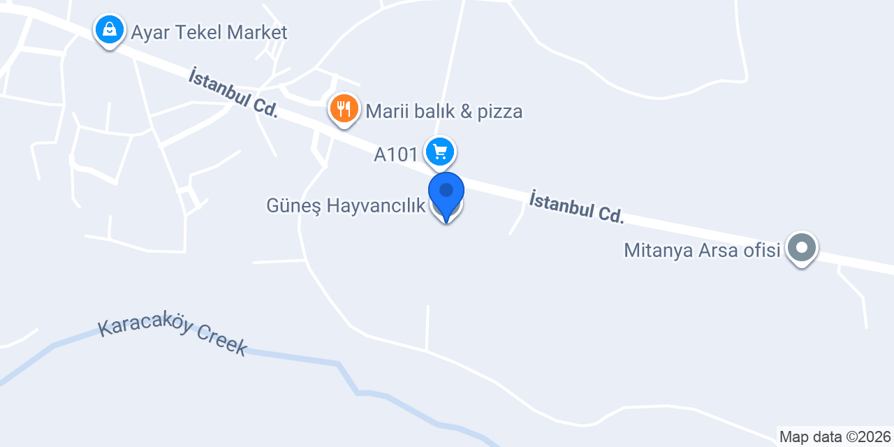 Güneş Hayvancılık konumu