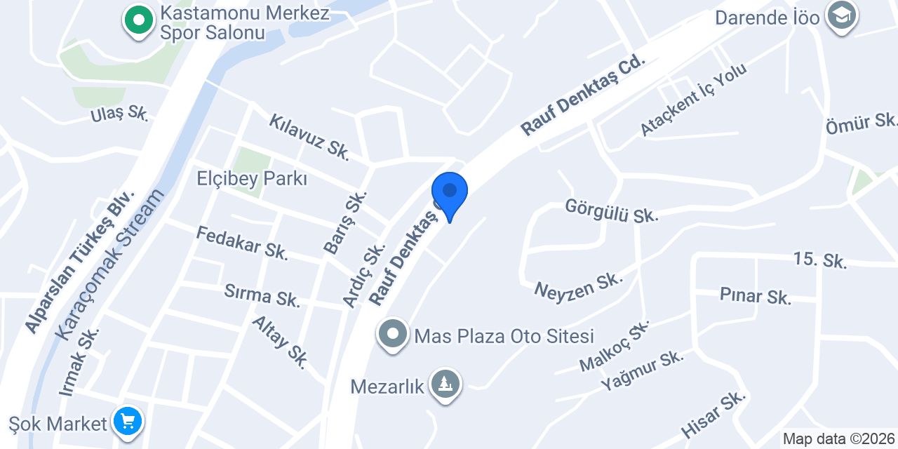Yalçın Otomotiv konumu