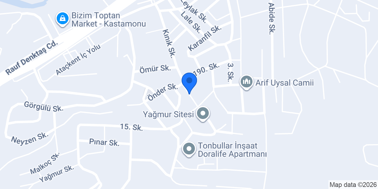 Kınık Köyü Muhtarlığı konumu