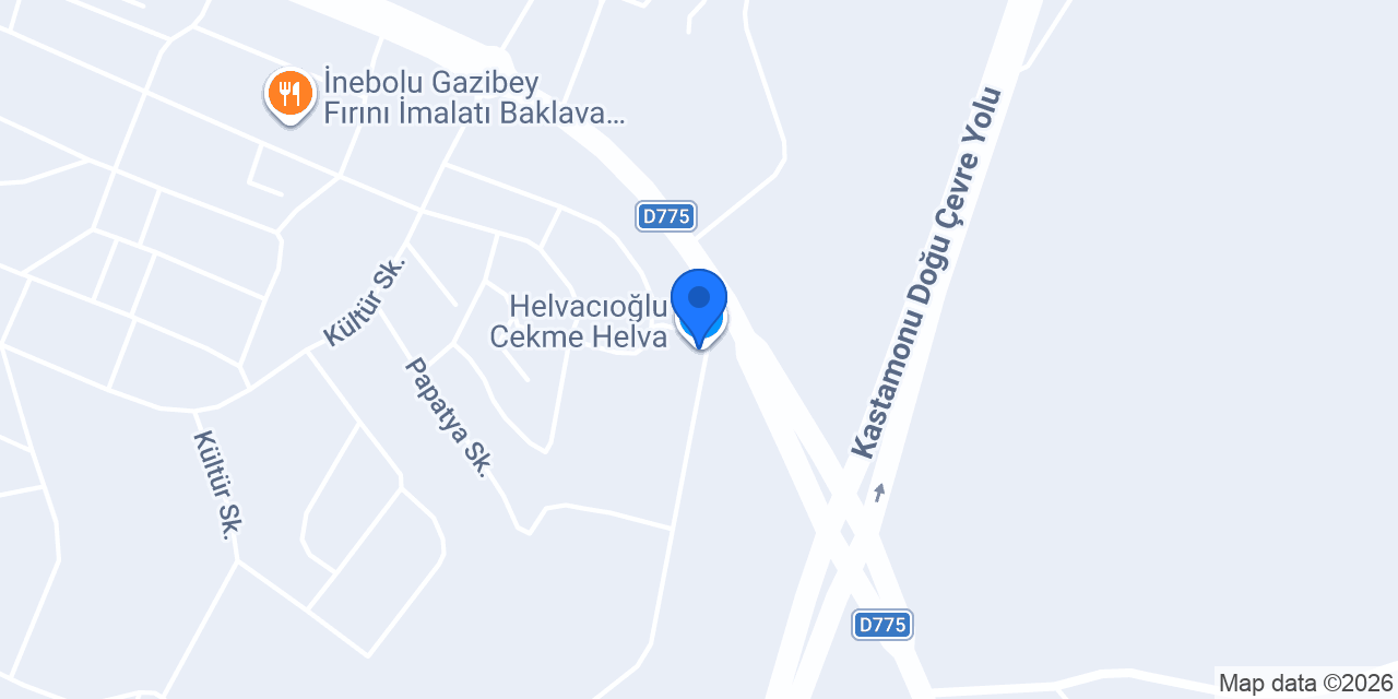 Helvacıoğlu Cekme Helva konumu