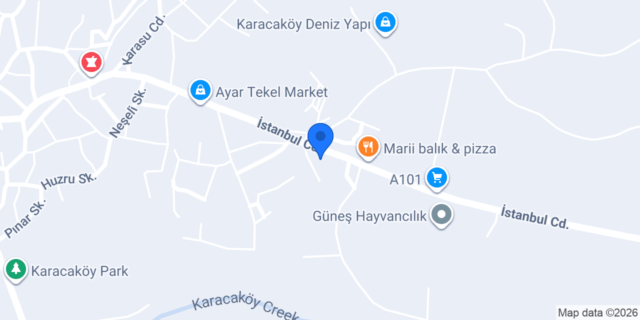 Yücel Mobilya konumu
