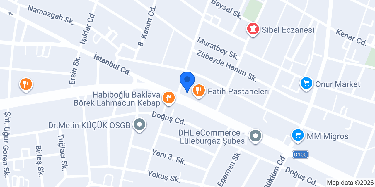 TEKİN DÖNER konumu