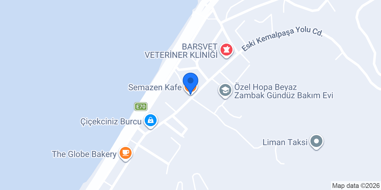 Semazen Kafe konumu