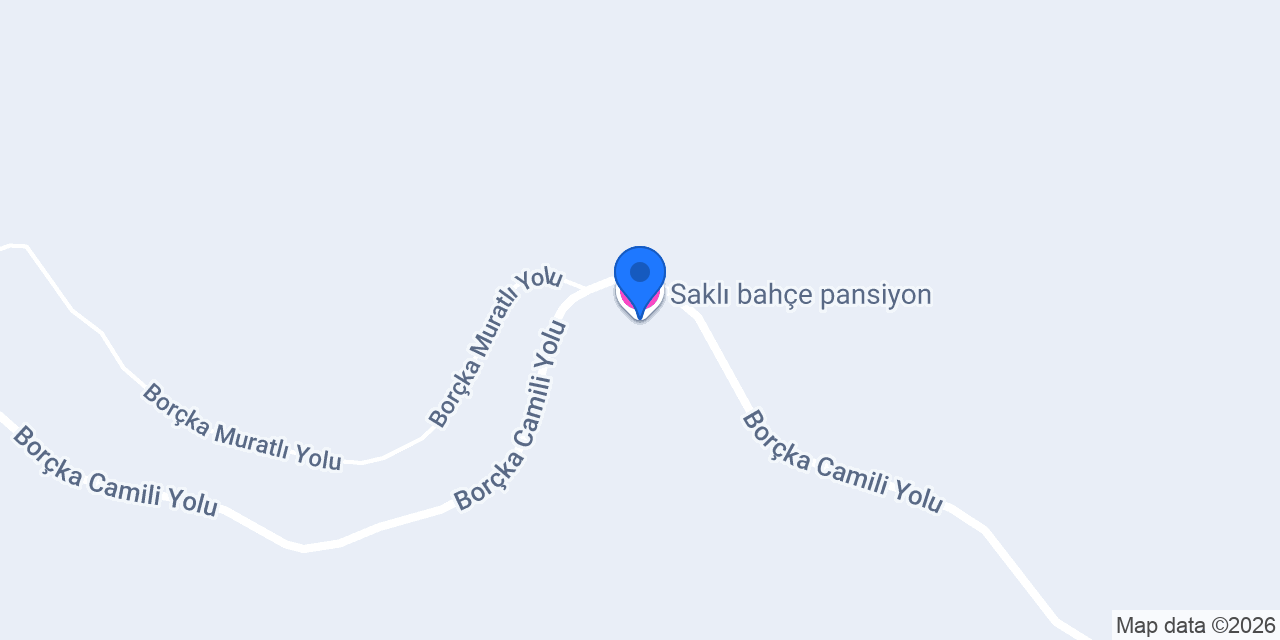 Saklı bahçe pansiyon konumu