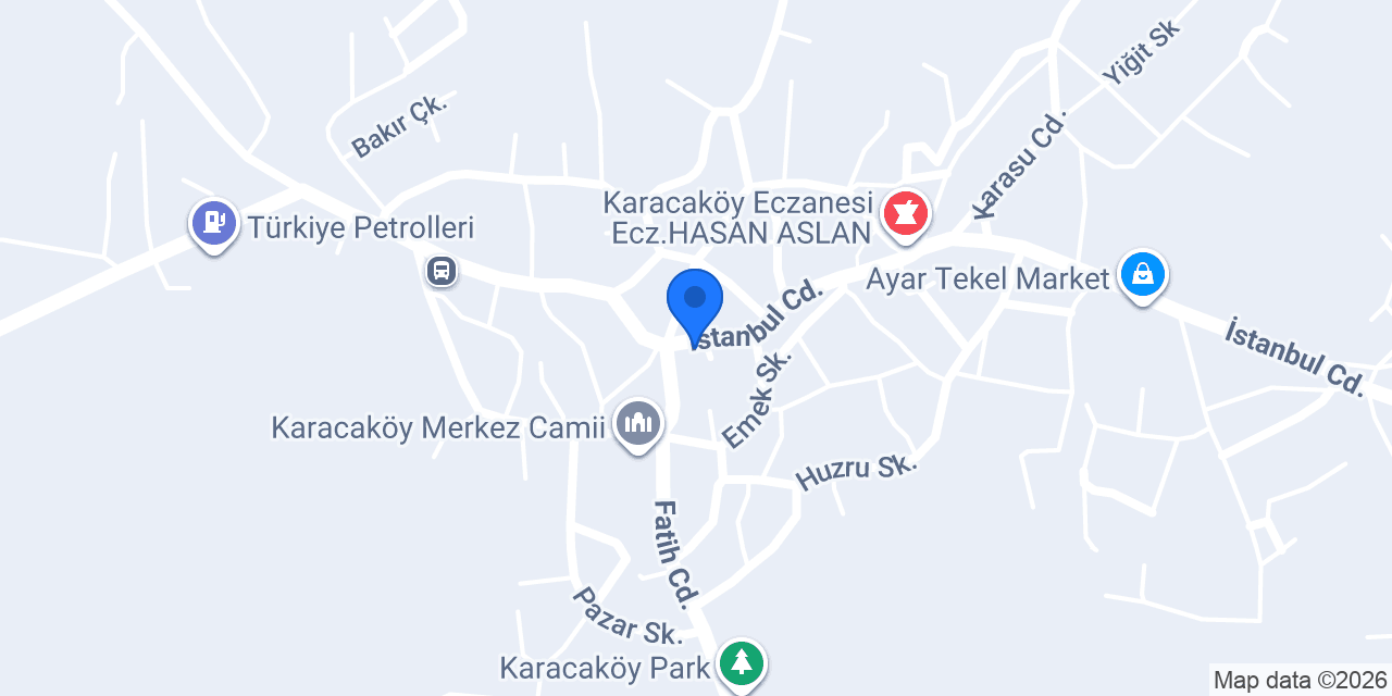 KARACAKÖY KASABI BAYAN KASAP konumu