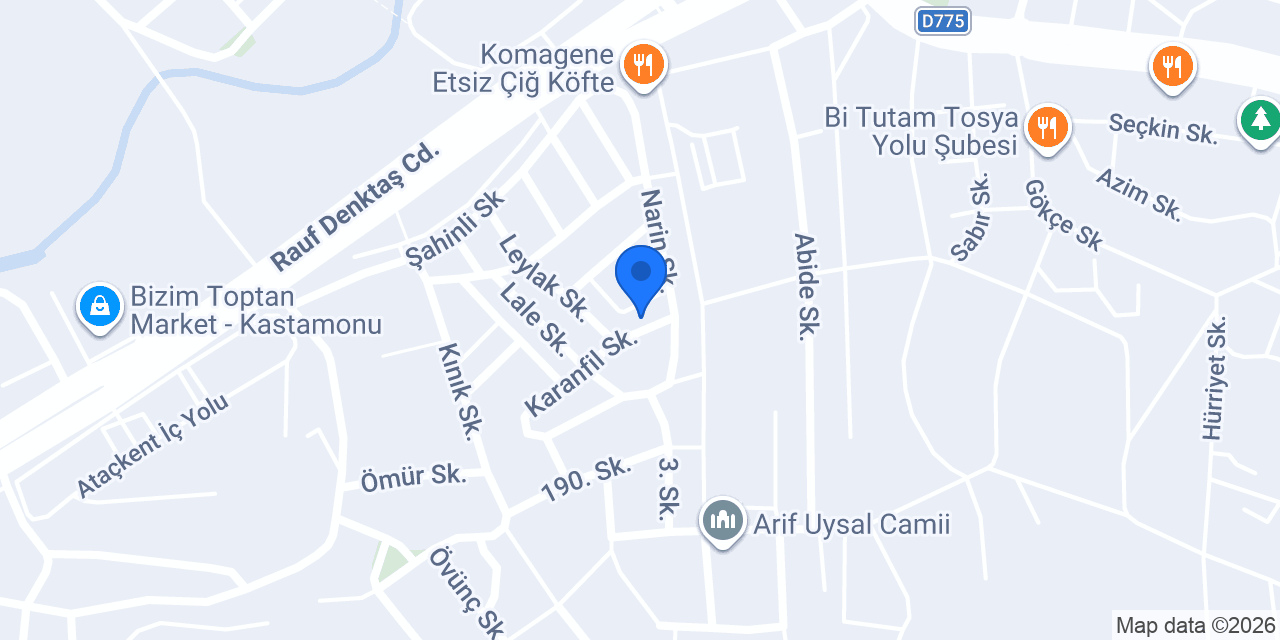 Güngör Vinç konumu