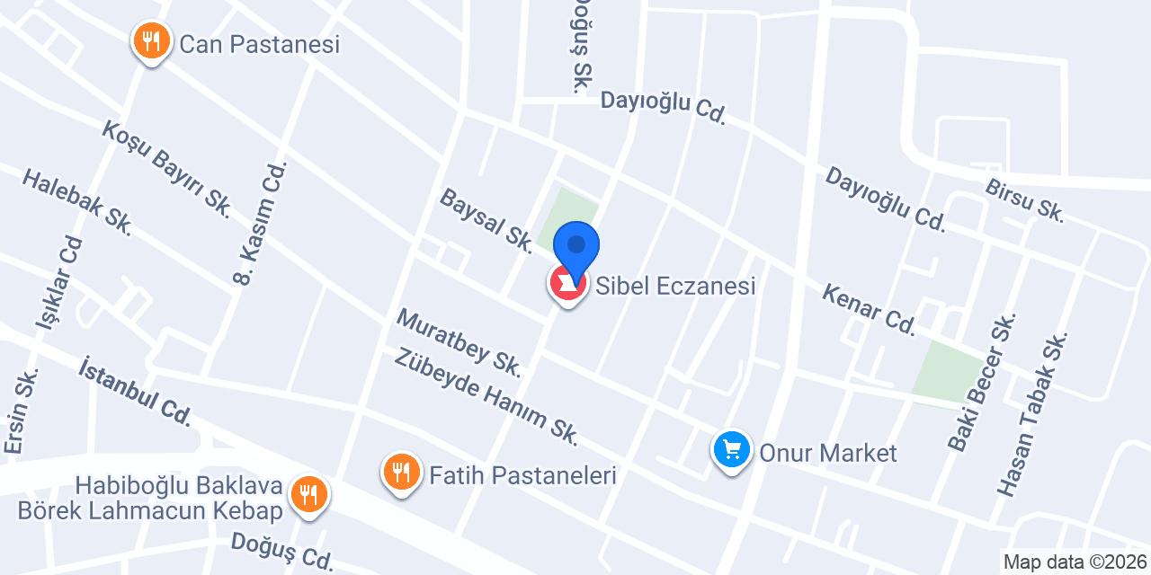 Sibel Ece Eczanesi konumu