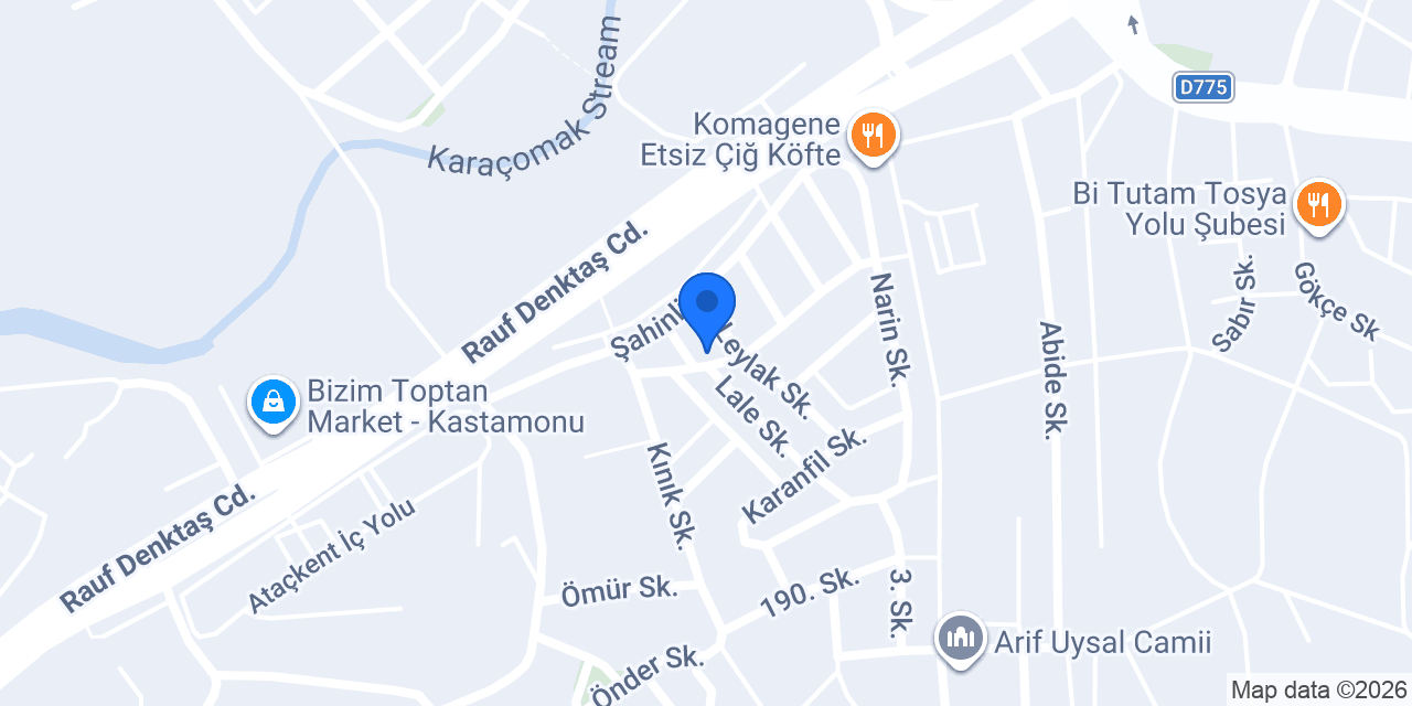 AYNACI MARKET konumu