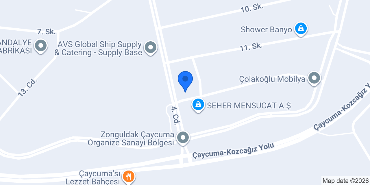 Çaycuma Plastik Fabr. konumu
