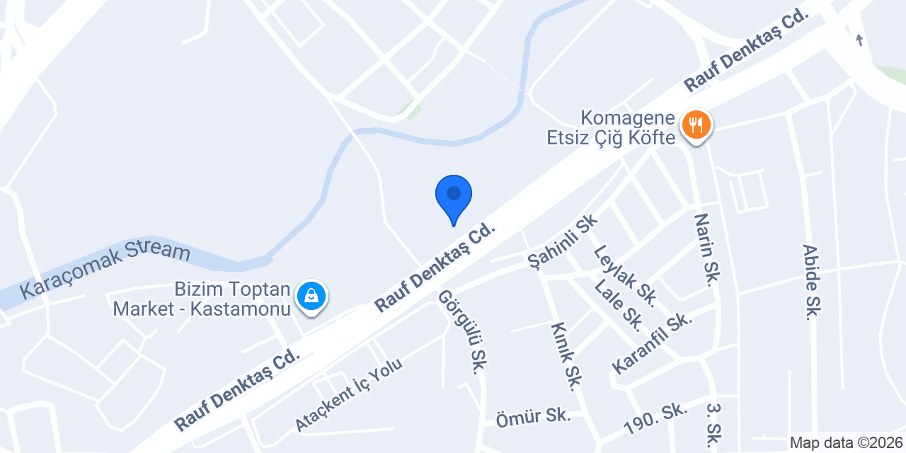 Kastamonu 1. Noterliği konumu