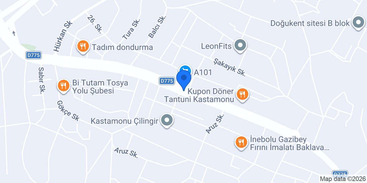 İskoop Kastamonu Şube konumu