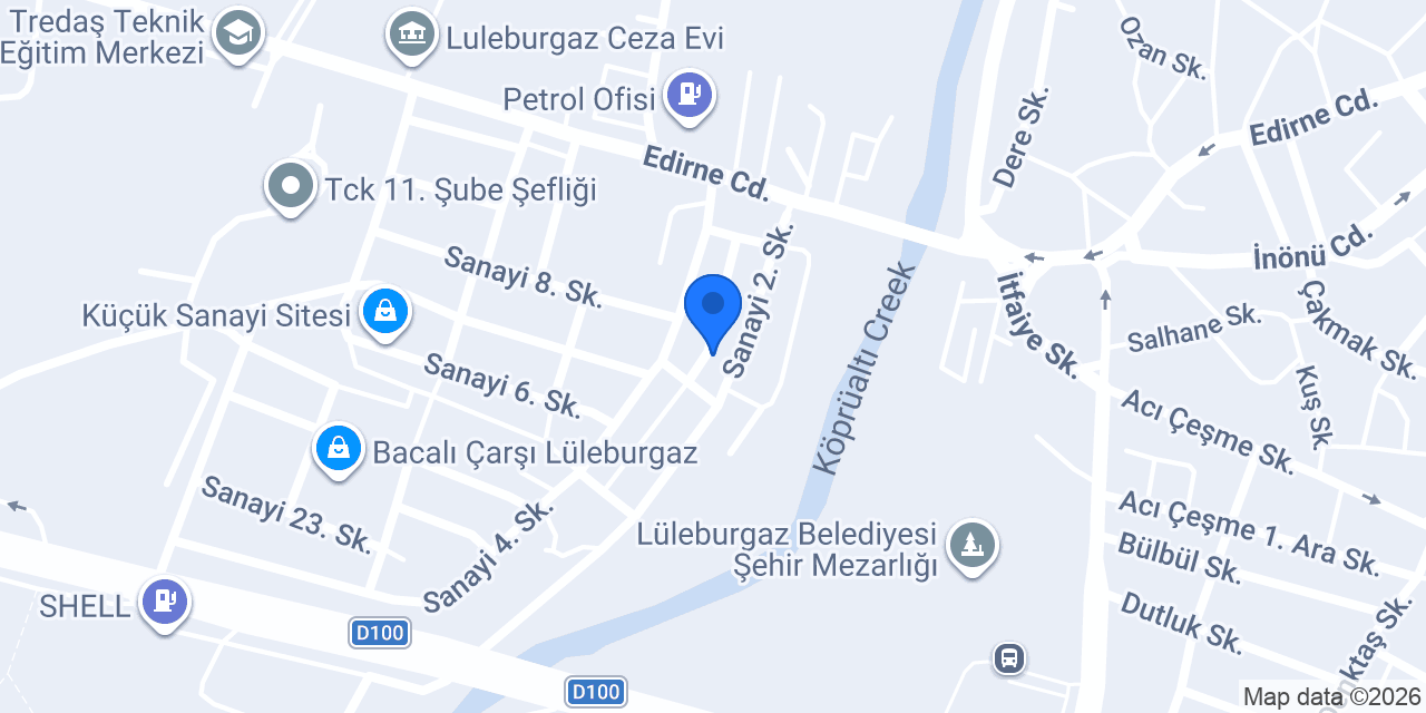 Eski Sanayi Büfe konumu