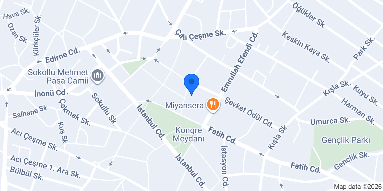 Koru Eczanesi konumu