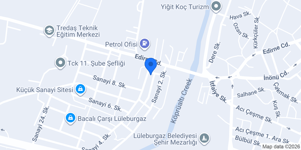 Sentürk lastil konumu