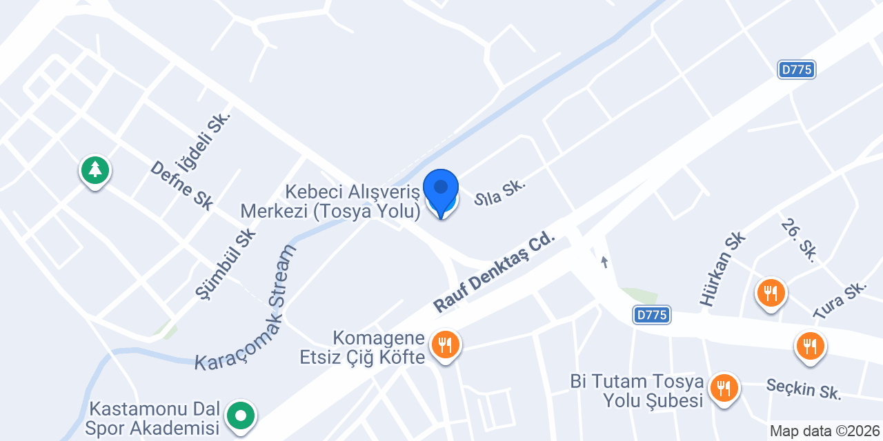 Kebeci Cafe&Restaurant konumu