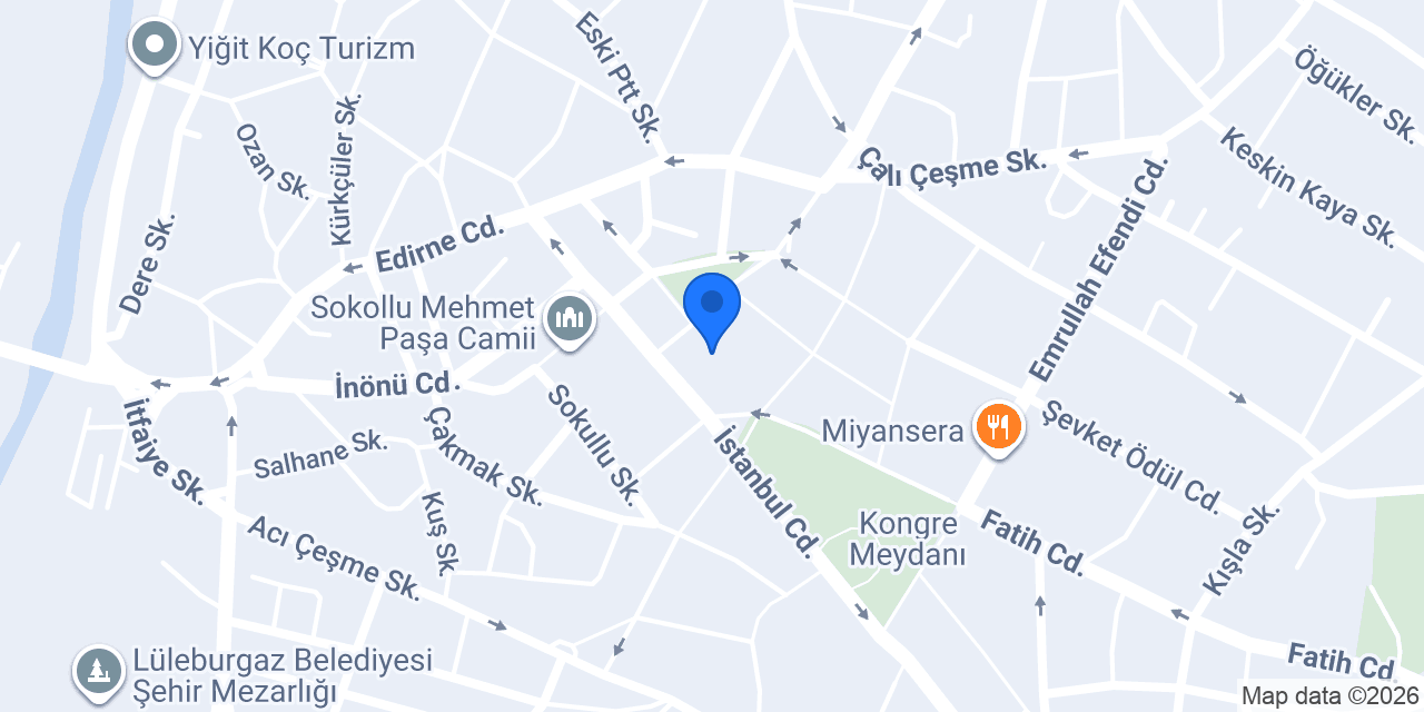 Lüleburgaz Huzur Yapı konumu