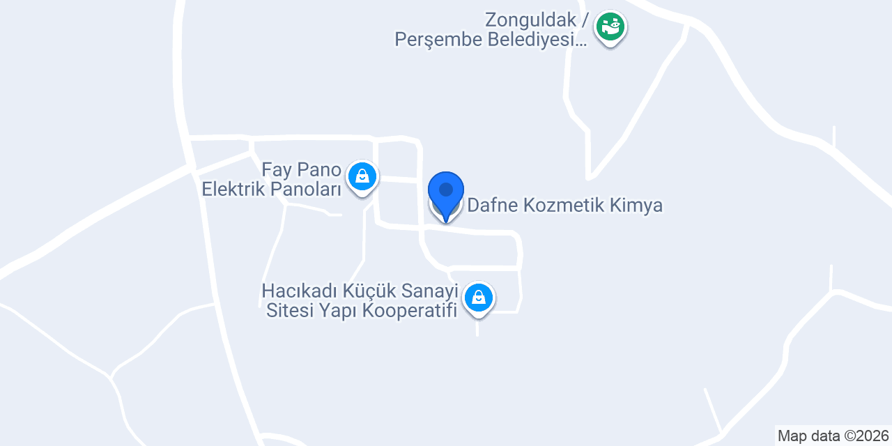 Dafne Kozmetik Kimya konumu