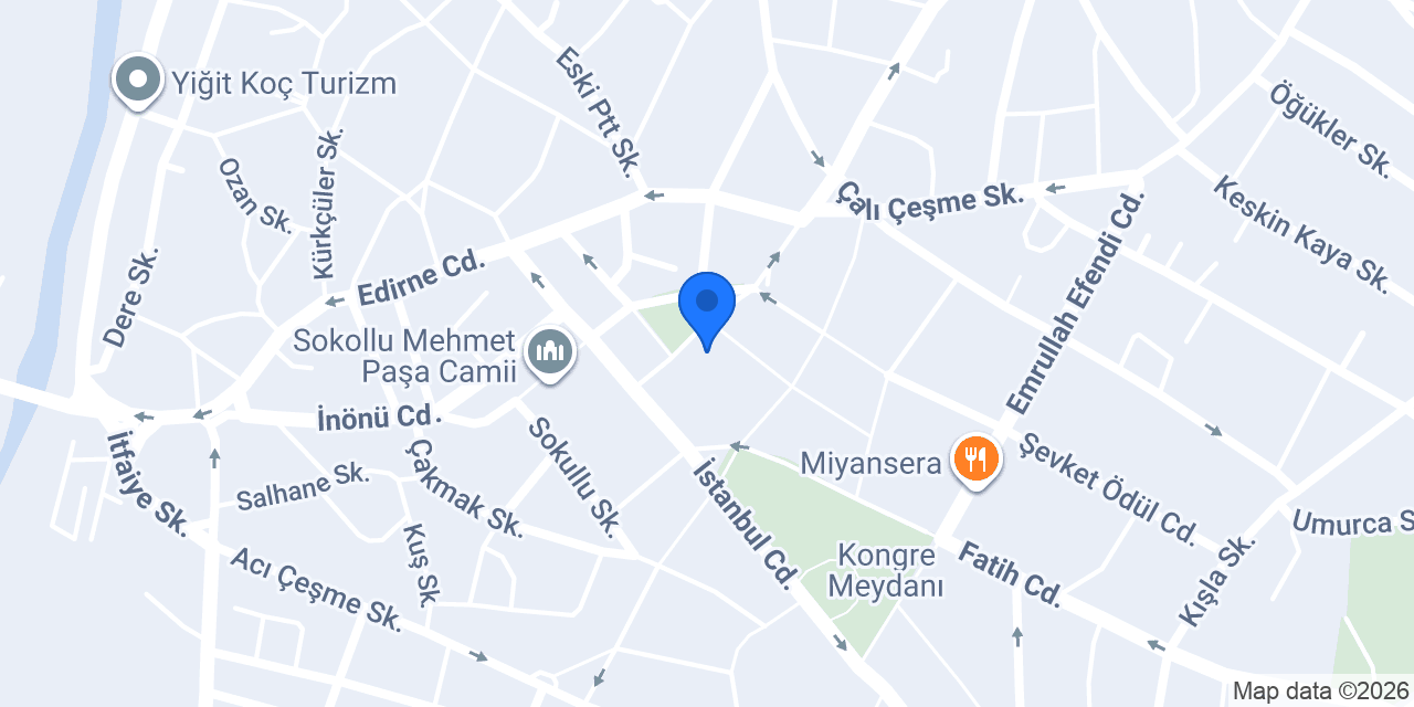 Yapı Kredi - Lüleburgaz Şubesi konumu