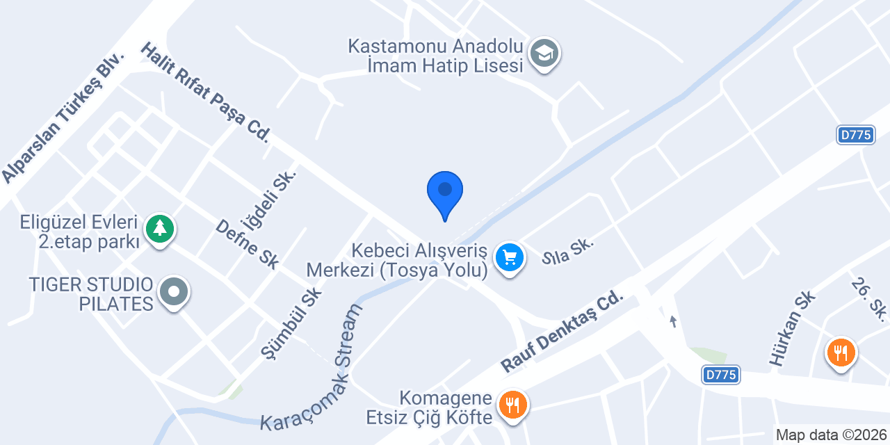 Evim Alışveriş Merkezi konumu