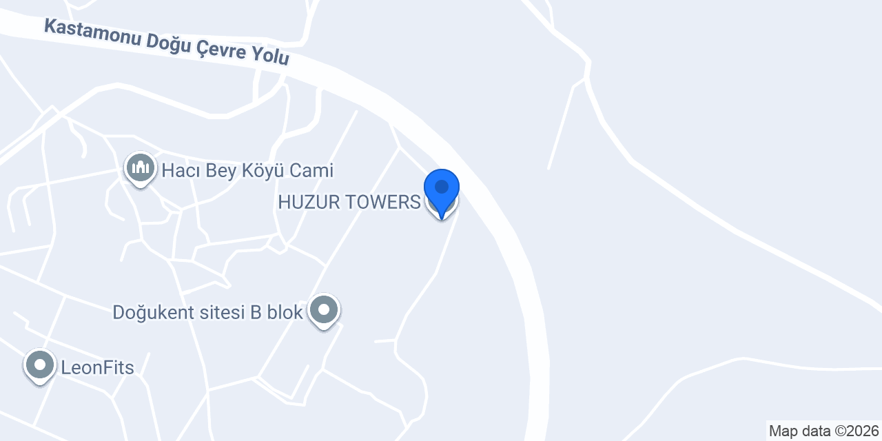 HUZUR TOWERS konumu