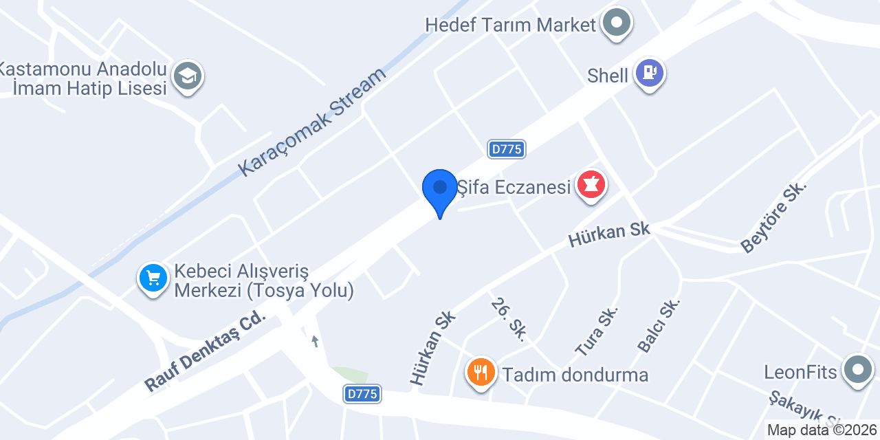 Misoğlu Oto Lastik konumu