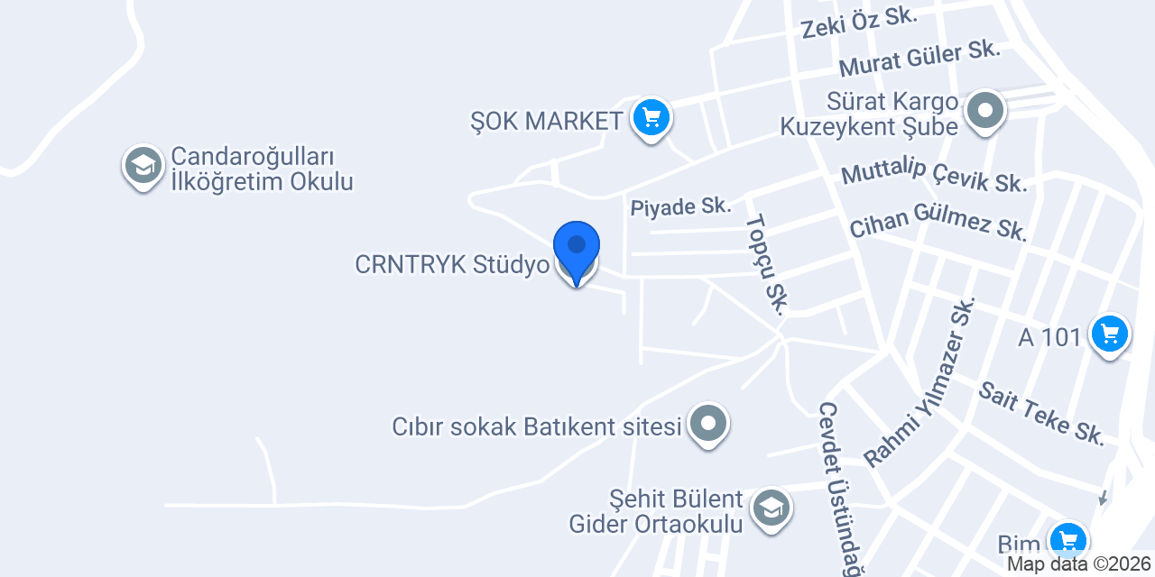 CRNTRYK Stüdyo konumu