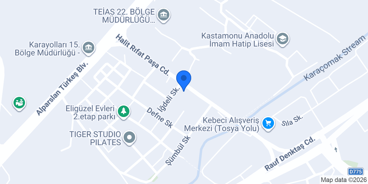 Ilgaz Elektrik Yapı Mühendislik konumu