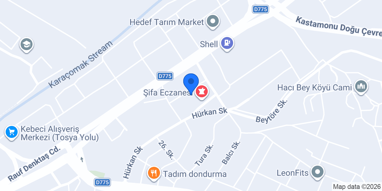 KOÇ ECZANESİ konumu