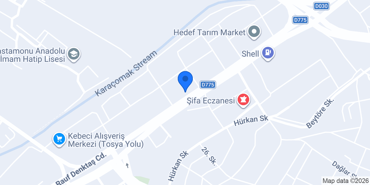 Selçuklu Veteriner Kliniği konumu