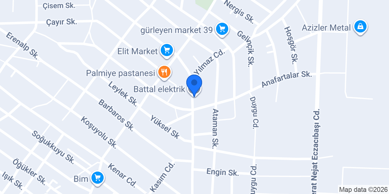 Battal elektrik konumu