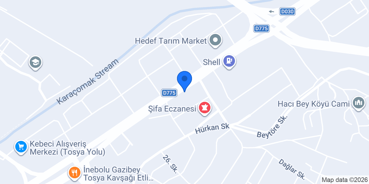 Ergüven Plaza Case IH konumu