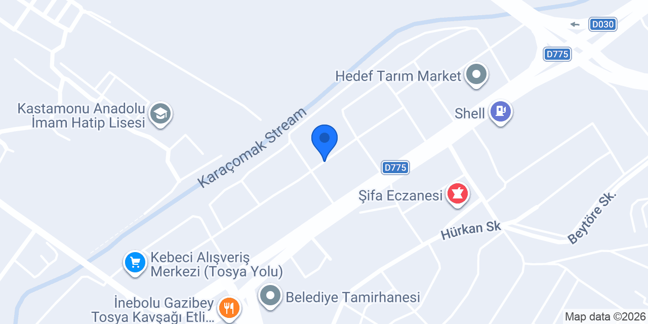 Otek Asansör Kastamonu konumu