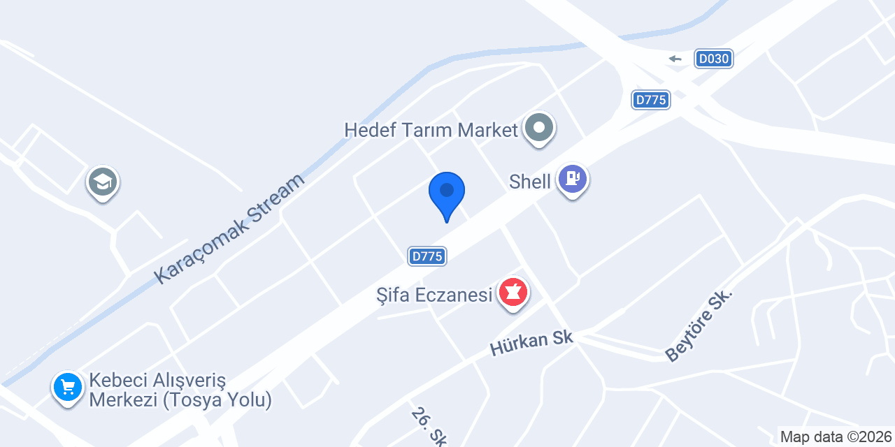 Uygur Veteriner Kliniği konumu