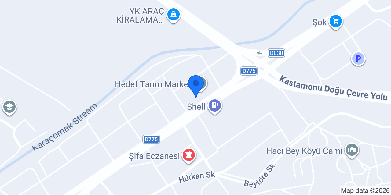 AŞLAKCI OTOMOTİV konumu