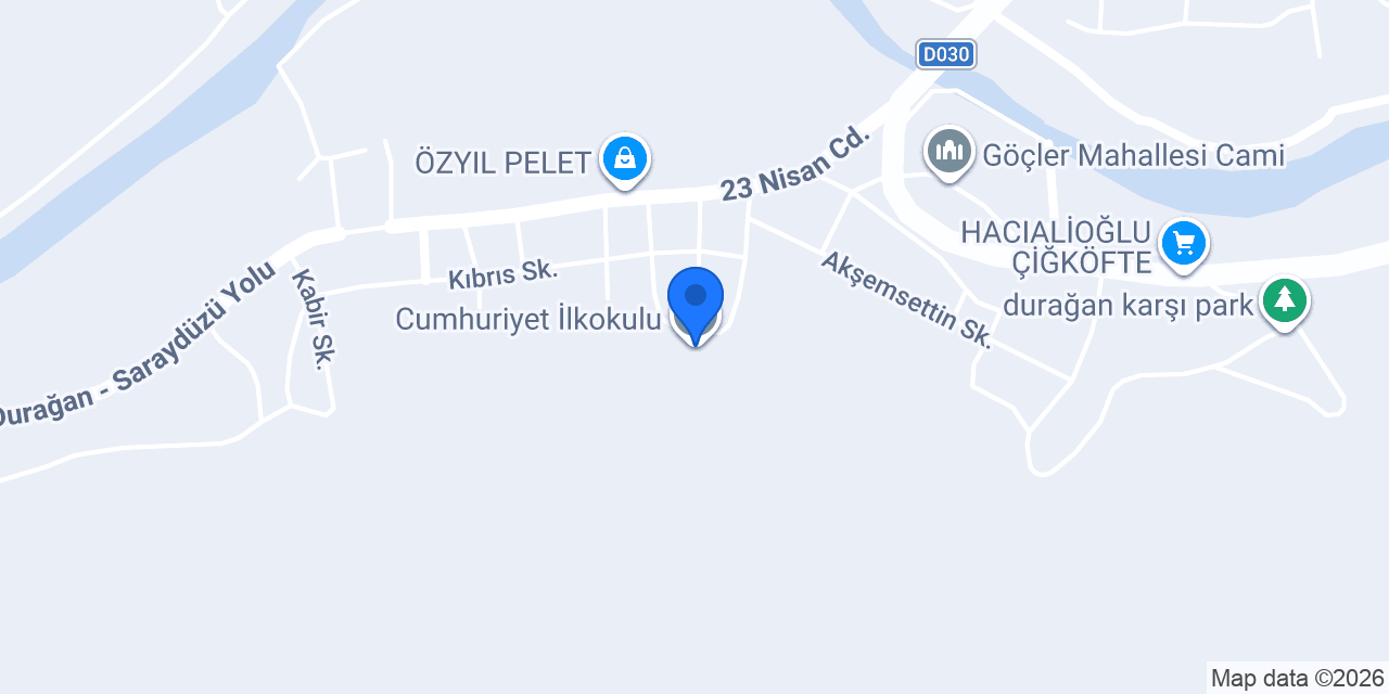 Cumhuriyet İlkokulu konumu