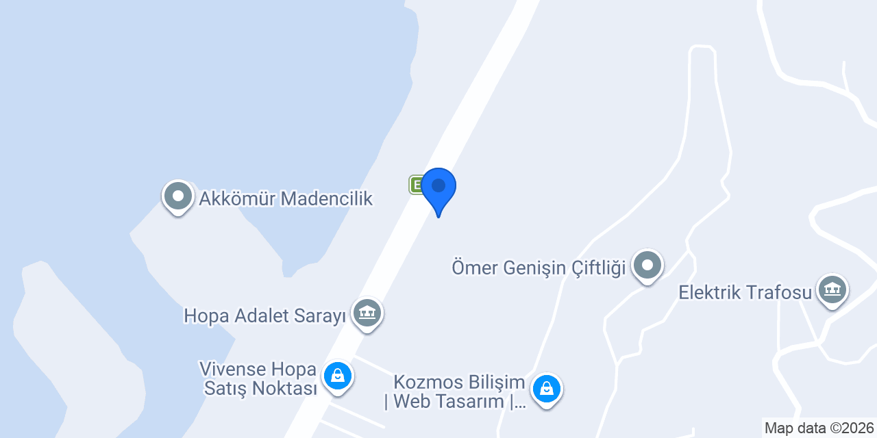 Bekiroğlu Yapı İnşaat - Hopa Efdal Rezidans konumu
