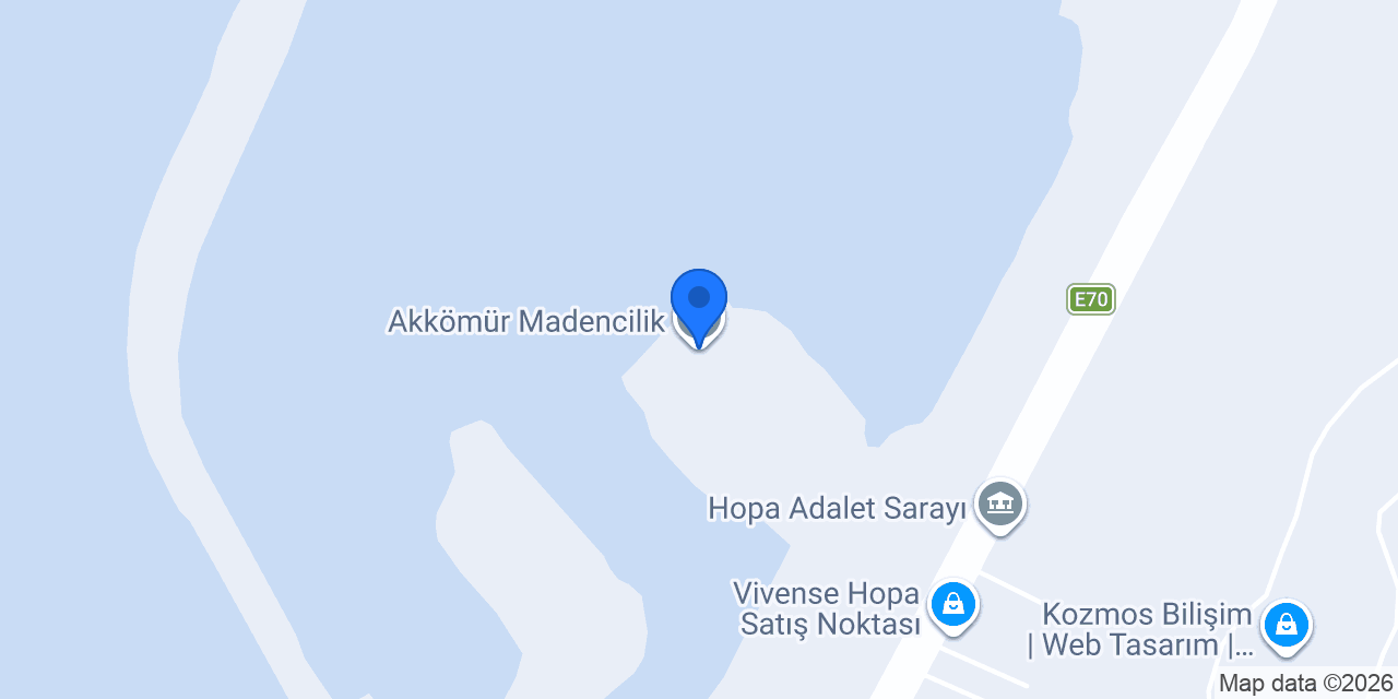 Akkömür Madencilik konumu