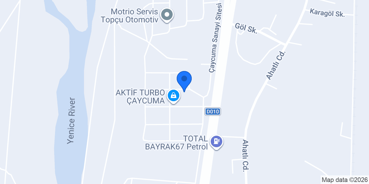 Madanoğlu Garage konumu