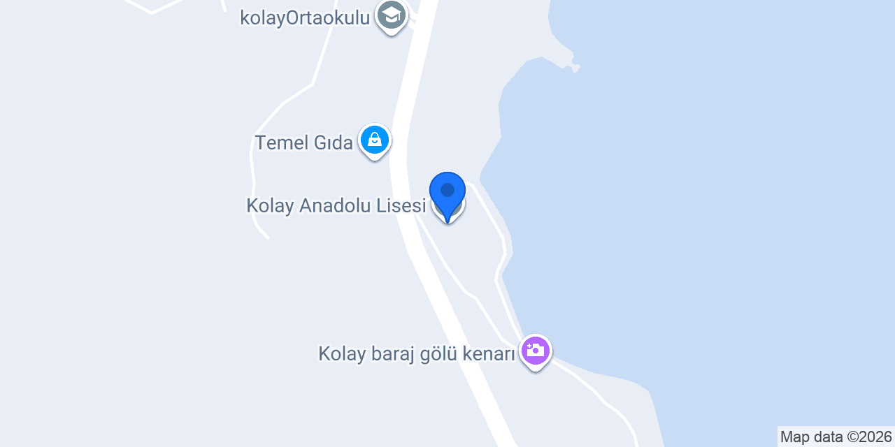 Kolay Anadolu Lisesi konumu
