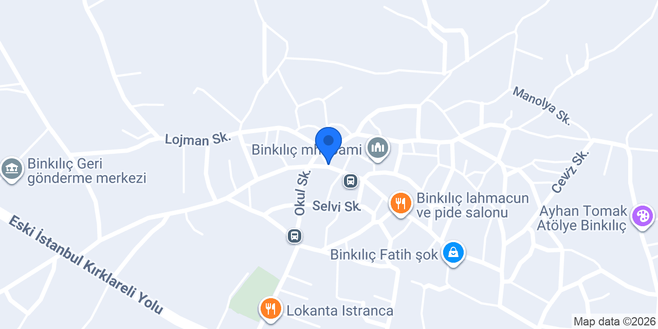 Ayyıldız Ekmek Fırını konumu