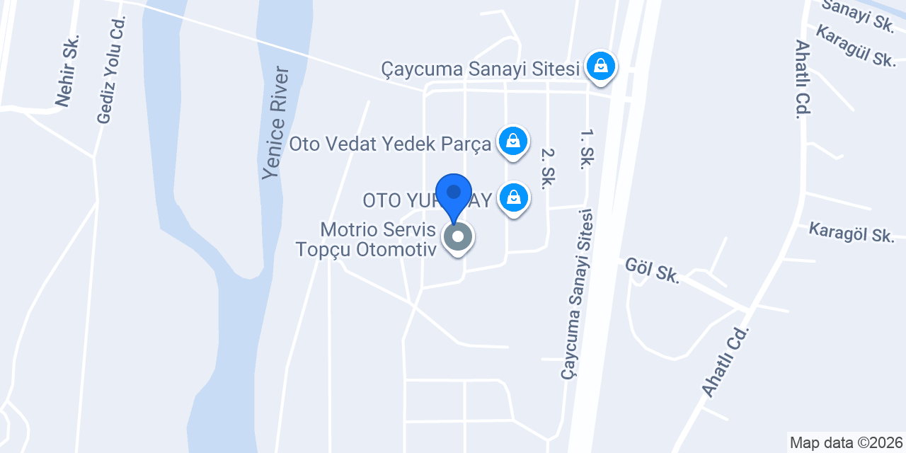 Mevlüt Oto Elektrik konumu