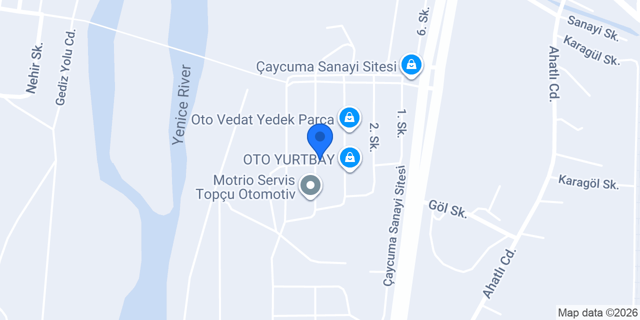 Oto Elektrik konumu