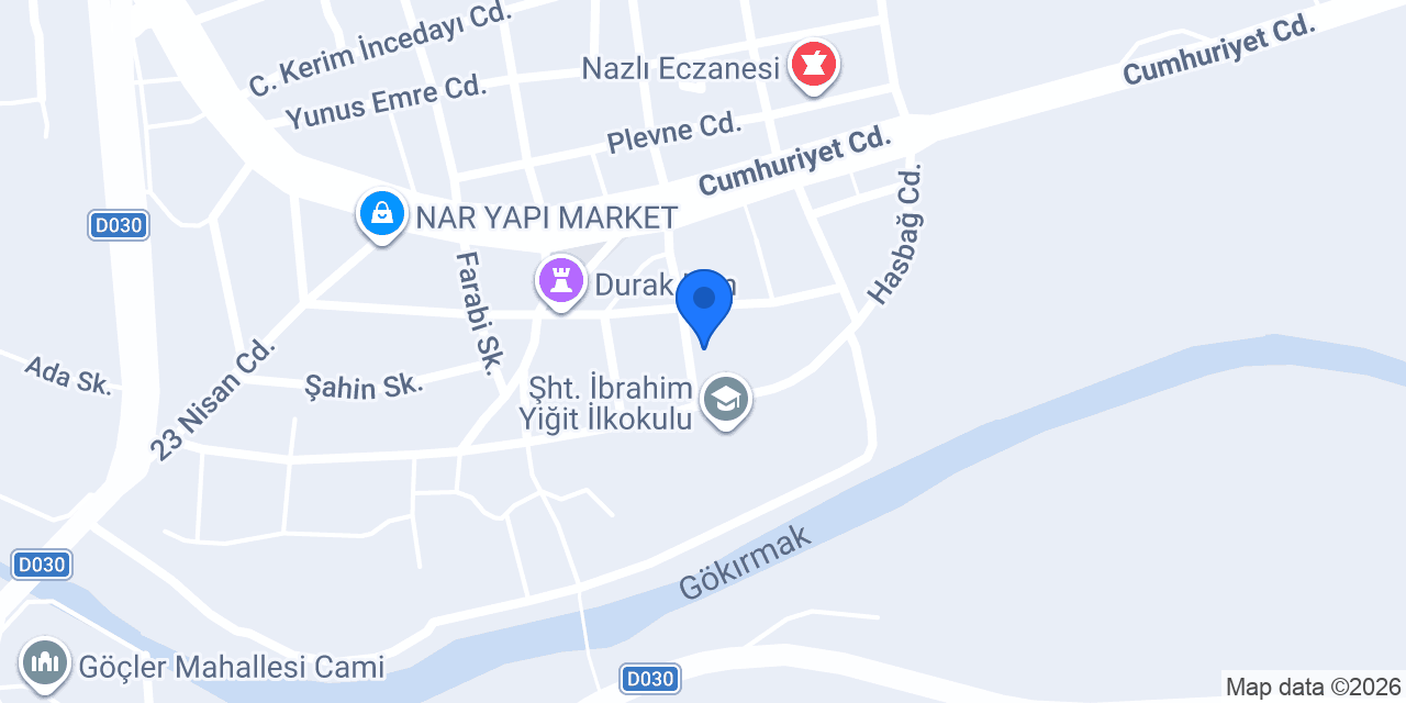 Durağan İlçe Milli Eğitim Müdürlüğü konumu
