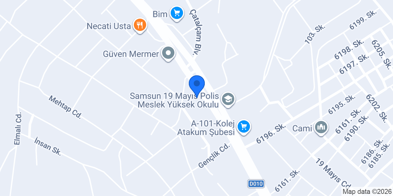 Samsun Konut konumu